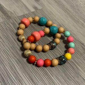 Handmade colorful matte bracelet